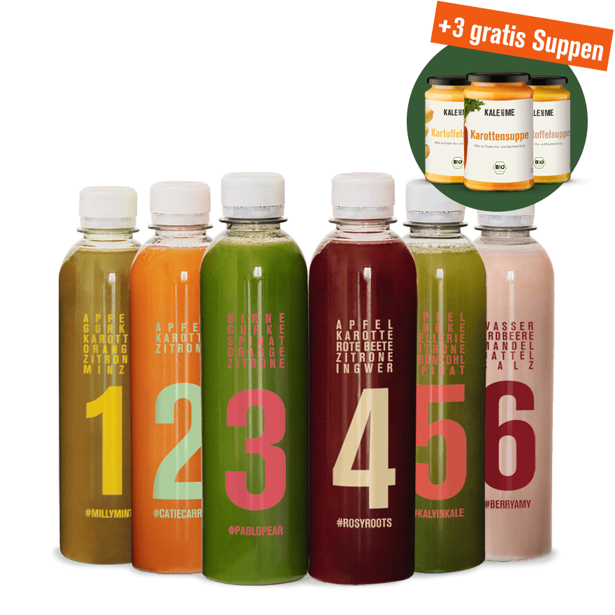 Saftkur und gratis Suppen