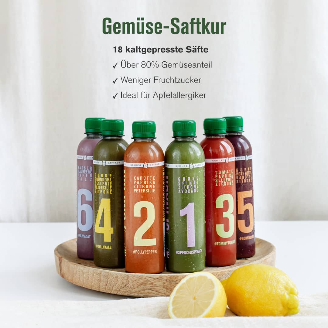 3 Tage Gemüse Saftkur USPs