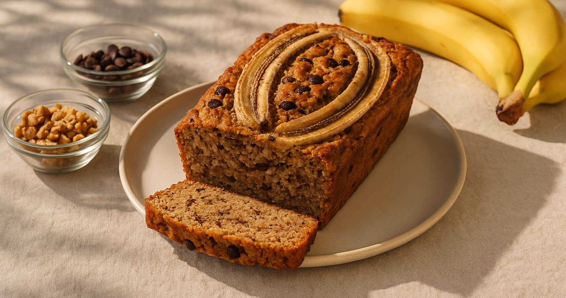 Veganes Bananenbrot – saftig, gesund & ohne Zucker Veganes Bananenbrot – saftig, gesund & ohne Zucker