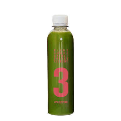 Grüner Saft mit Spinat