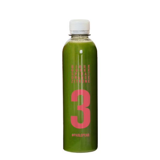 Grüner Saft mit Spinat