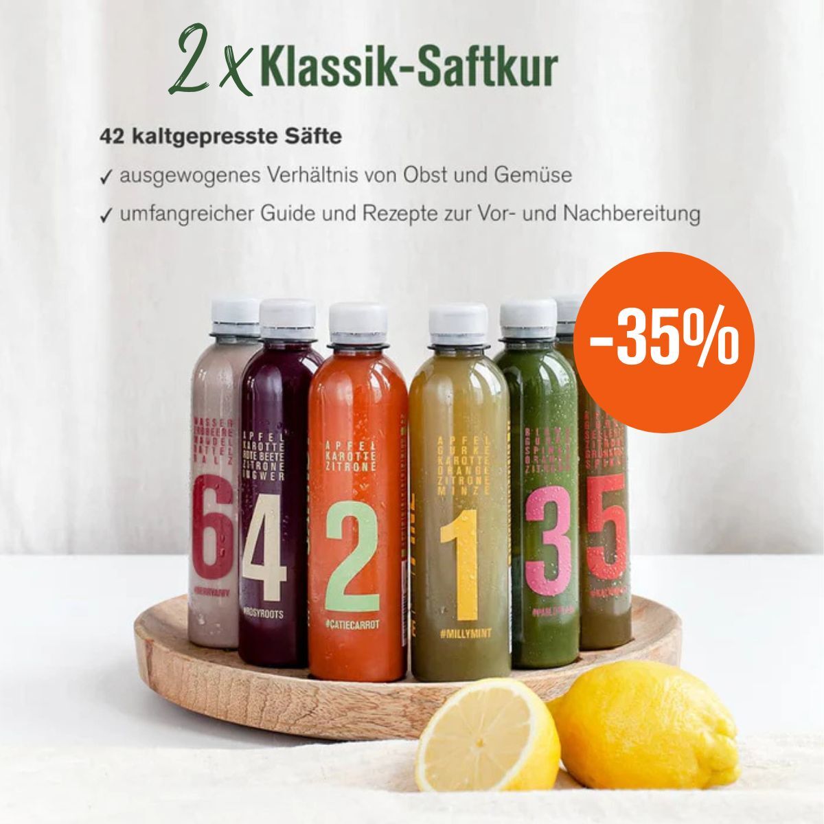 Frucht- und Gemüsesäfte