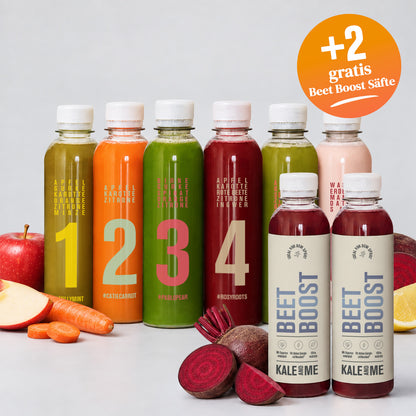 3 Tage Klassik Saftkur +2 gratis Beet Boost