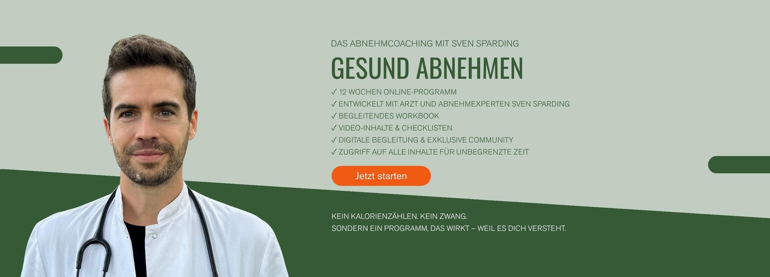 Arzt für ein Abnehmprogramm