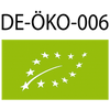 EU-Bio-Siegel mit Öko-Kontrollstellennummer DE-ÖKO-006