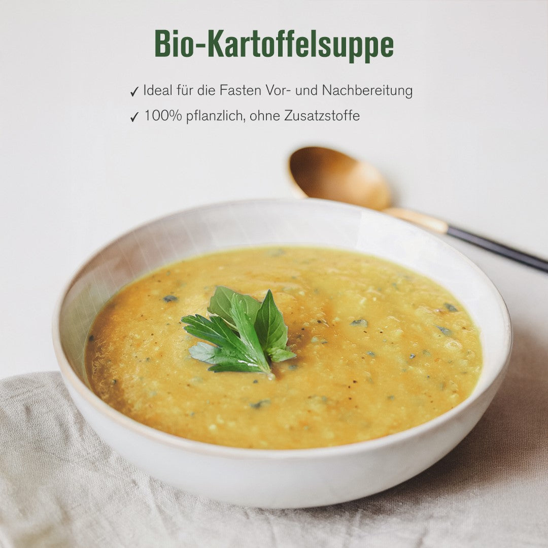 Kartoffelsuppe im Teller