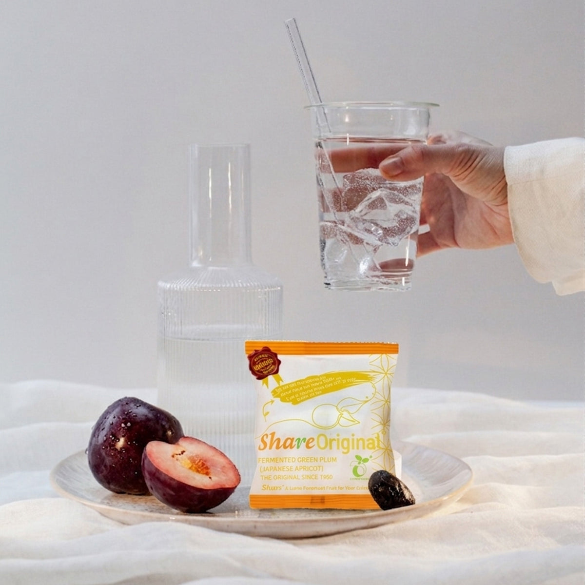 Fermentierte Pflaume