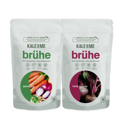 Gemüsebrühe und Rote Beete Brühe