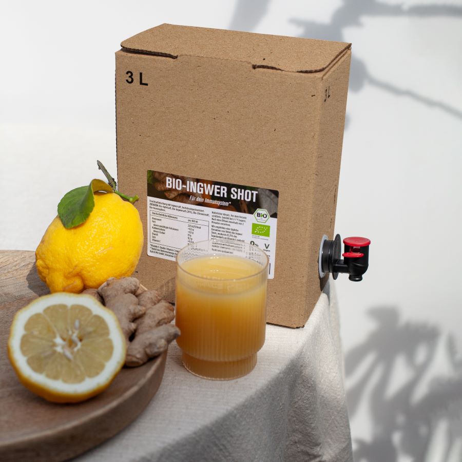 ingwer shot aufbewahren Jetzt Bio Ingwer Shot Bag-in-Box bestellen
