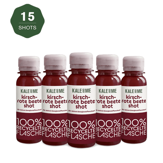 Kirsch Rote Beete Shots Flaschen