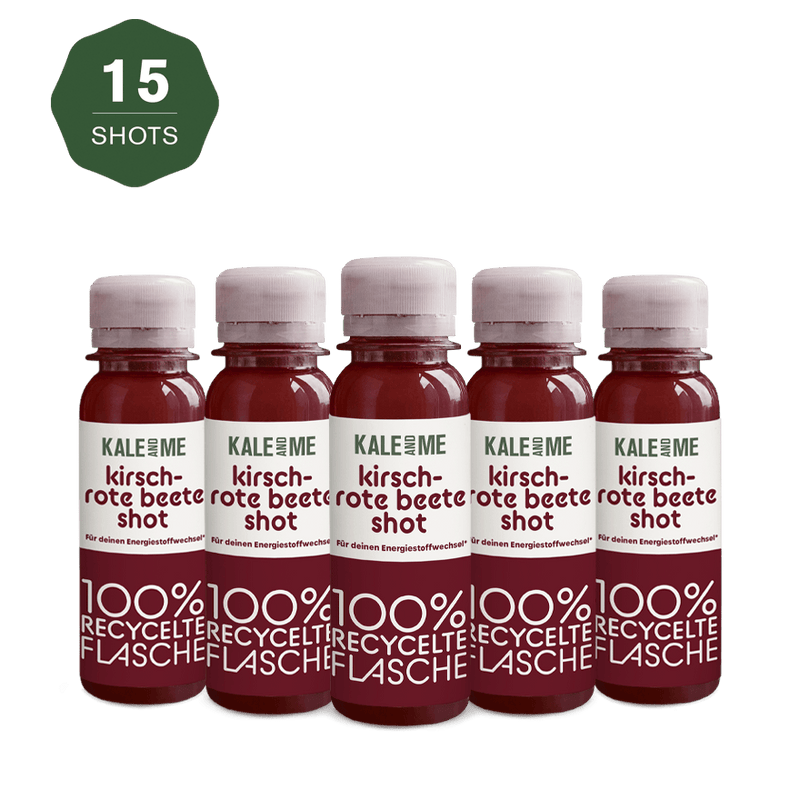 Kirsch Rote Beete Shots Flaschen