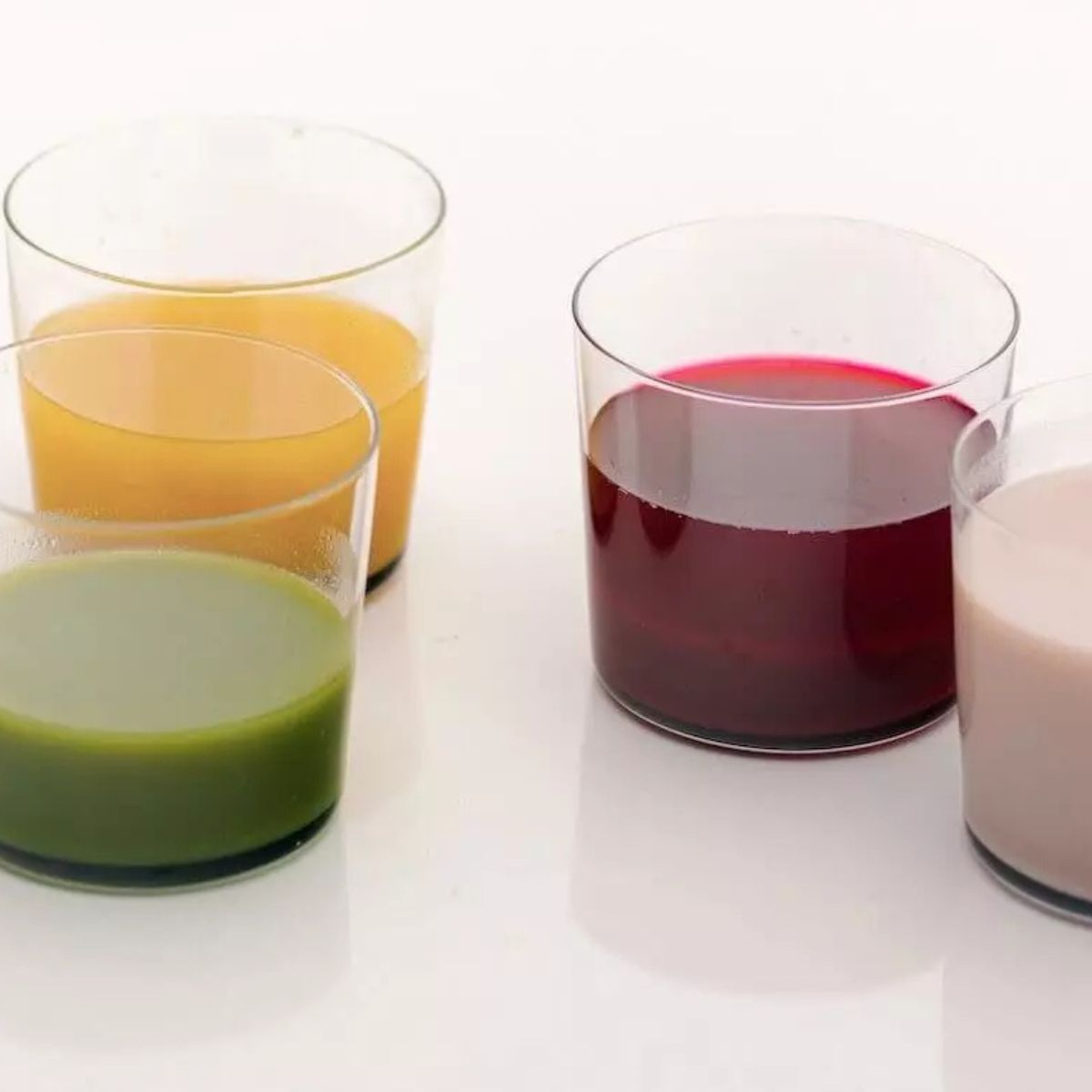 Säfte in Glas