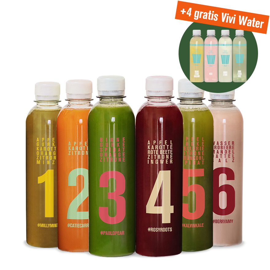 Saftkur und 4 gratis VIVIs