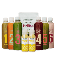 Saft Bundle mit Shots und Brühe